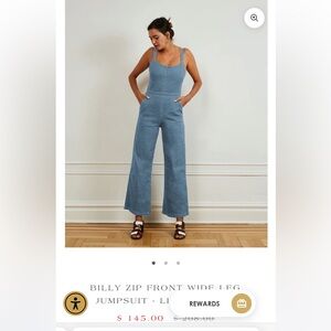 Stylish Blue Denim Jumpsuit